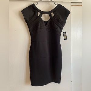 GUESS Black “Blare” Mini Dress